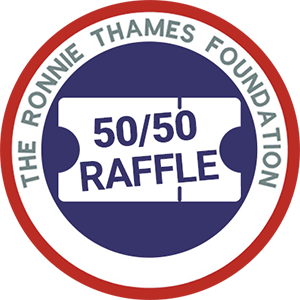 Logo for 50 50 Raffle